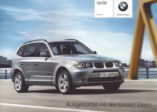BMW X 3 Zubehör Prospekt 2008