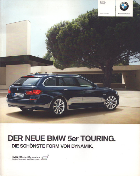 BMW 5er Touring F 11 Prospekt 2010