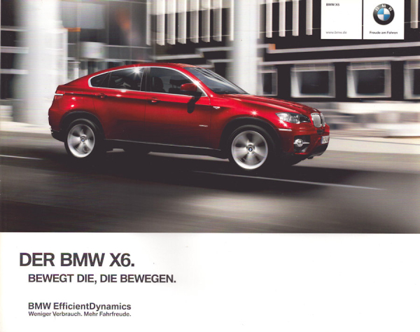 BMW X 6 Prospekt 2011