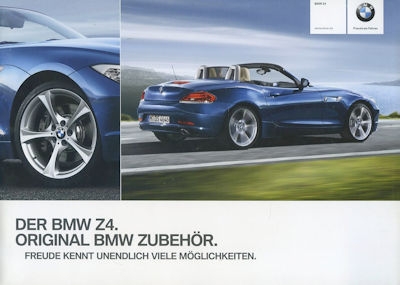BMW Z 4 Zubehör Prospekt 2011