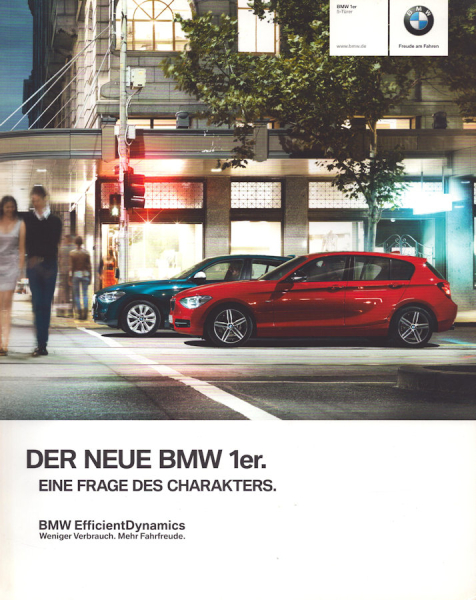 BMW 1er F 20 Prospekt 2012
