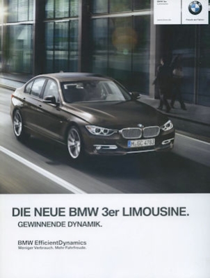 BMW 3er Limousine F 30 Prospekt 2012