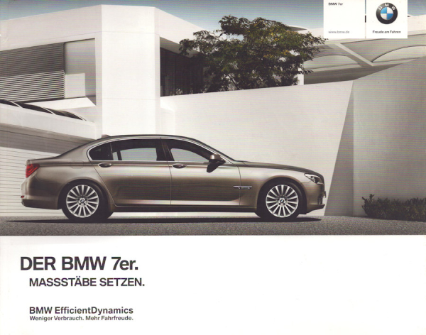 BMW 7er Limousine F 01 Prospekt 2012