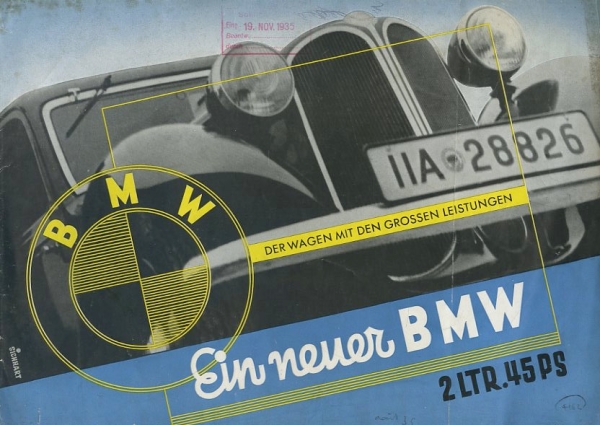 BMW 319 Prospekt 8.1935