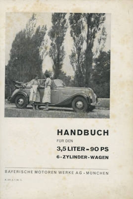 BMW 335 Bedienungsanleitung 7.1939