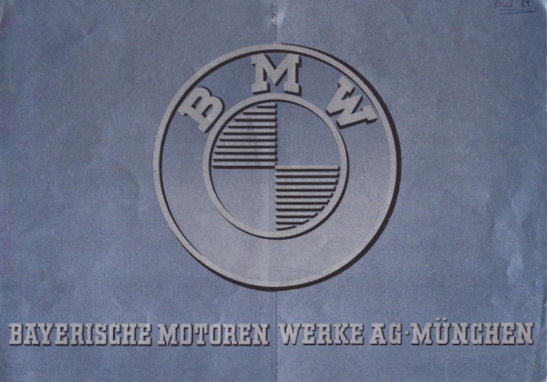 BMW 501 Prospekt 6.1951