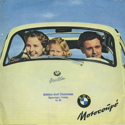 BMW Isetta 250 brochure 1955