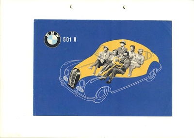 BMW 502 503 507 brochure 1956