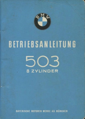 BMW 503 Bedienungsanleitung 5.1957