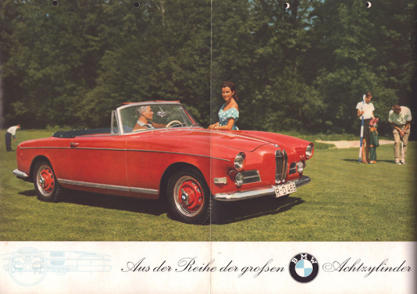 BMW 503 Cabriolet-Coupé Prospekt 1959