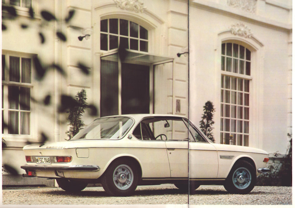 BMW 2800 CS Prospekt 4.1969