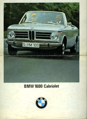 BMW 1602 Cabriolet Prospekt 2.1970