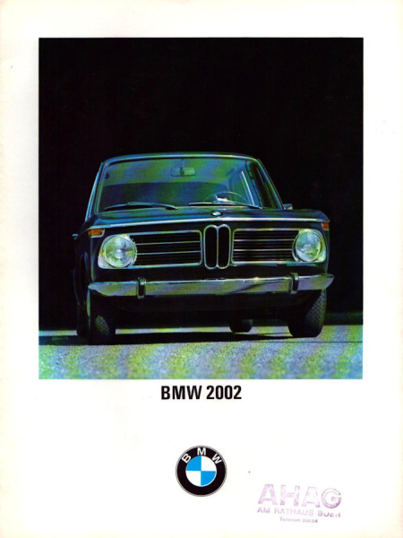 BMW 2002 Prospekt 10.1969