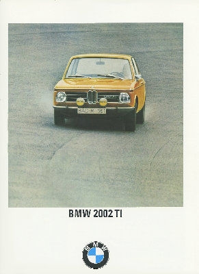 BMW 2002 TI brochure 1970