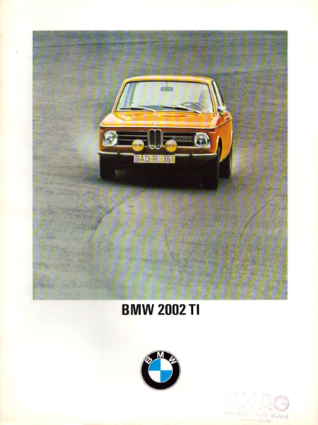 BMW 2002 TI Prospekt 9.1969