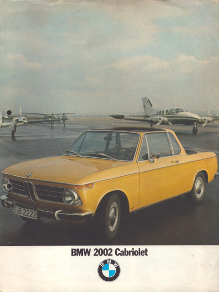 BMW 2002 Cabriolet Prospekt 4.1971