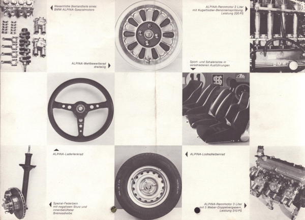 BMW Alpina Tuning Programm ca. 1970/72