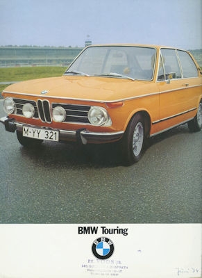 BMW Touring Prospekt 9.1972