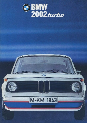 BMW 2002 Turbo brochure ca. 1974