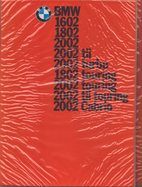 BMW 1602-2002 Verkäufer-Mappe 1975