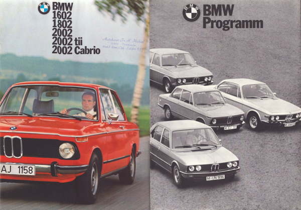 BMW 1602-2002 Verkäufer-Mappe 1975