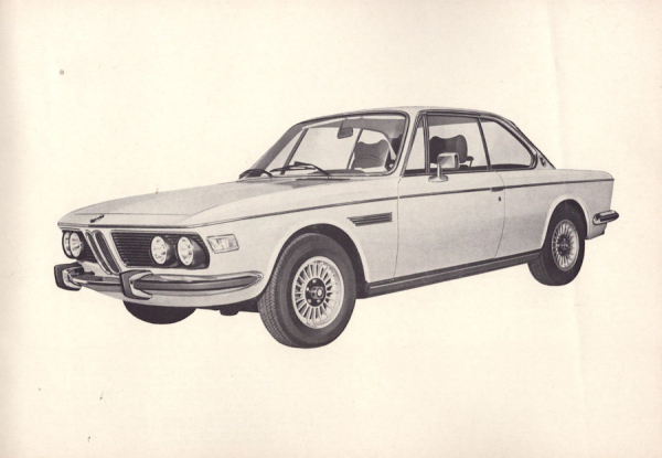 BMW 2.5 CS, 3.0 CS + 3.0 CSi Bedienungsanleitung 7.1975