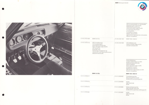 BMW Ordner Motorsport GmbH 9.1975