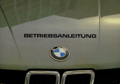 BMW 518 520i 525i 528i Bedienungsanleitung 9.1981