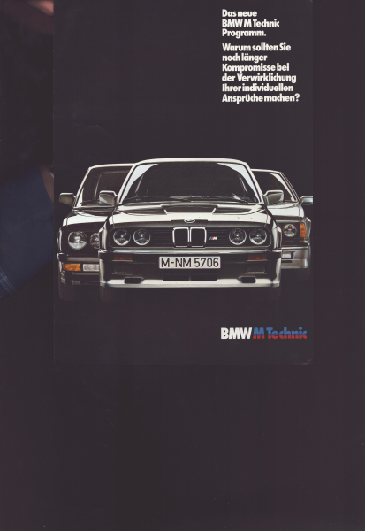 BMW M Technik Programm ca. 1985