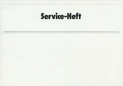 BMW Service Heft 8.1988