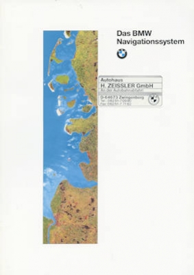 BMW Navigationssystem Prospekt 1995