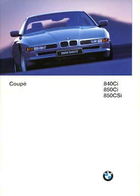 BMW 8er Coupés brochure 1996