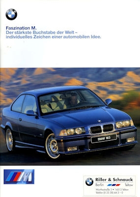 BMW M 3 Prospekt 1998