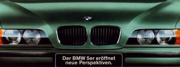 BMW 5er Leasing Prospekt 8.1997