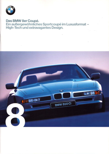 BMW 8er Prospekt 1999