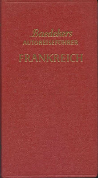 Baedekers Autoführer Frankreich 1959
