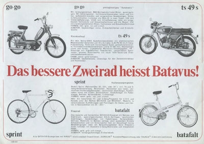 Batavus program 1972