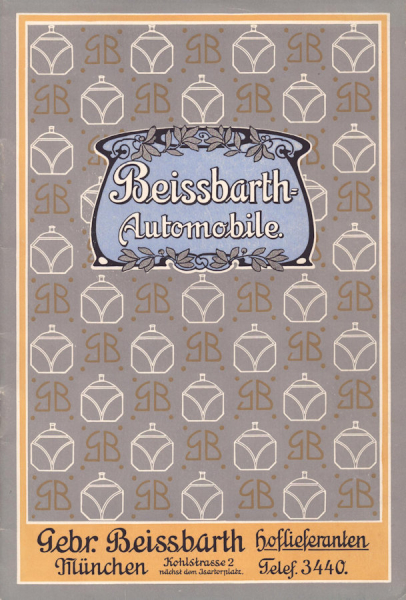 Beissbarth Automobile Prospekt ca. 1910