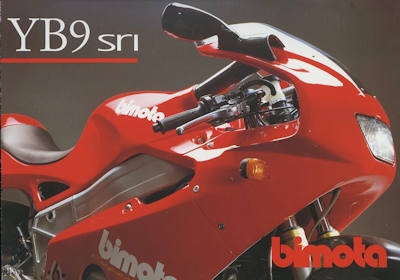 Bimota YB 9 sri brochure ca. 1996