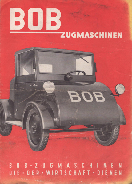 Bob Zugmaschinen Prospekt 1936-38