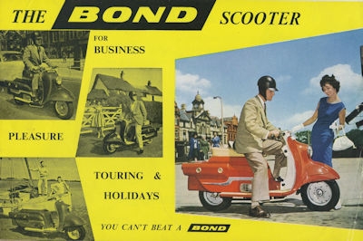Bond 150 / 200 Motorroller Prospekt ca. 1960