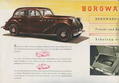 Borgward 2000 Prospekt ca. 1939