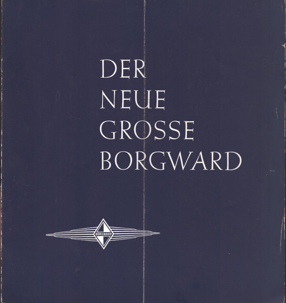 Borgward P 100 Prospekt 1.1960