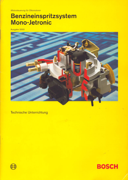 Bosch Benzineinspritzsystem Mono-Jetronic 2000
