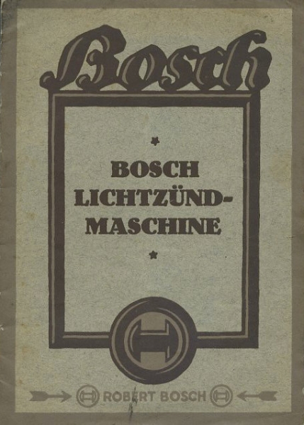 Bosch Lichtzündmaschine 1.1925