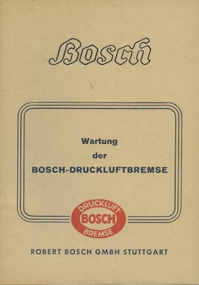 Bosch Druckluftbremsen 8.1951
