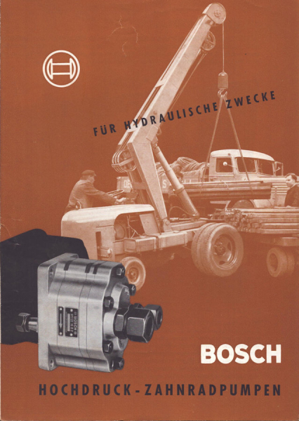 Bosch Hochdruck Zahnradpumpe Prospekt 4.1955