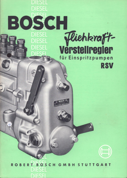 Bosch Fliehkraftregler für Einspritzpumpen RSV 4.1956