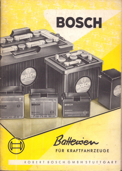 Bosch Batterien für Kfz 6.1961