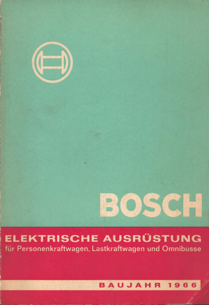 Bosch Elektrische Ausrüstung 1966